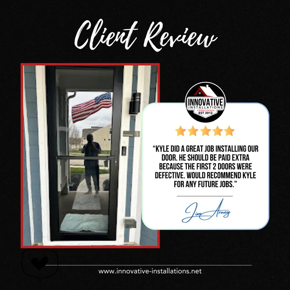 Slide of Innovative Installations