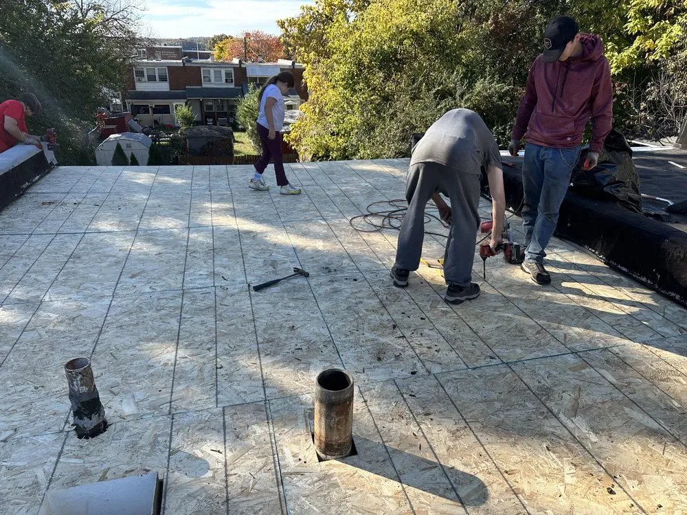 Slide of Inside & Out construction