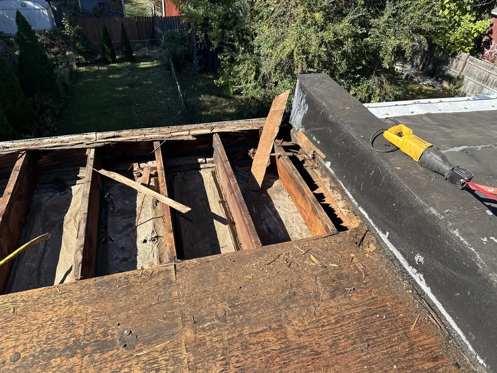 Slide of Inside & Out construction