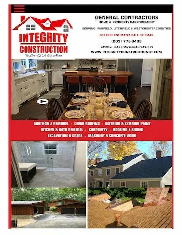 Slide of Integrity Construction