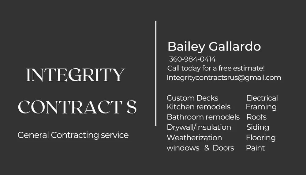 Slide of Integrity Contracts