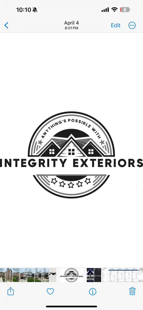 Slide of Integrity Exteriors