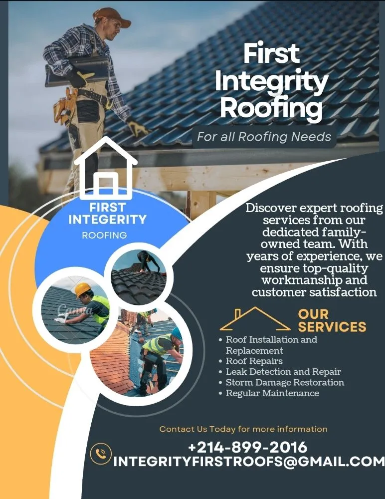 Slide of Integrity First Roofing
