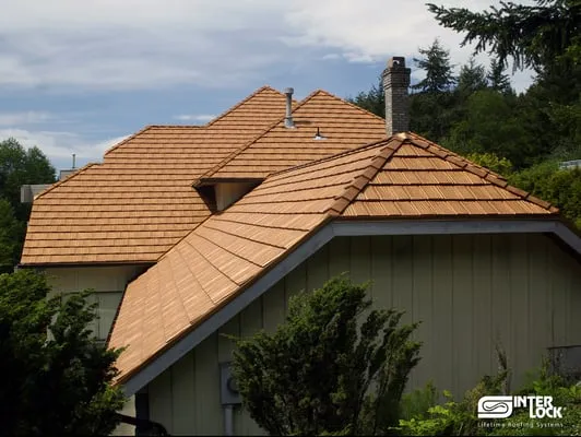 Slide of Interlock Metal Roofing