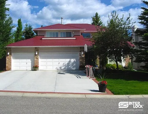 Slide of Interlock Metal Roofing