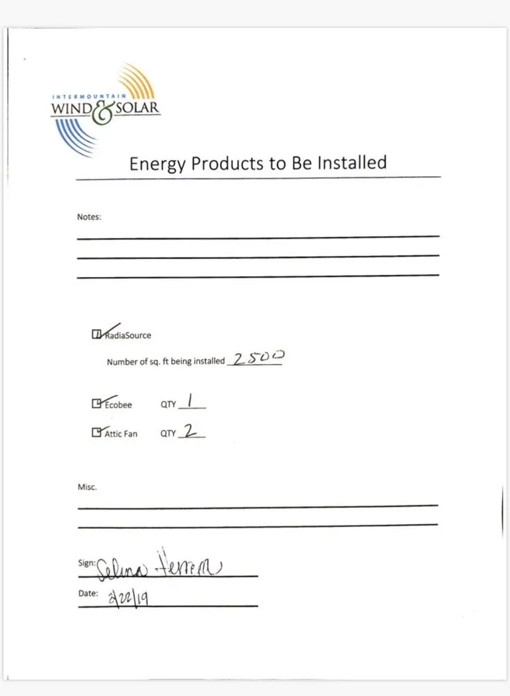 Slide of Intermountain Wind & Solar
