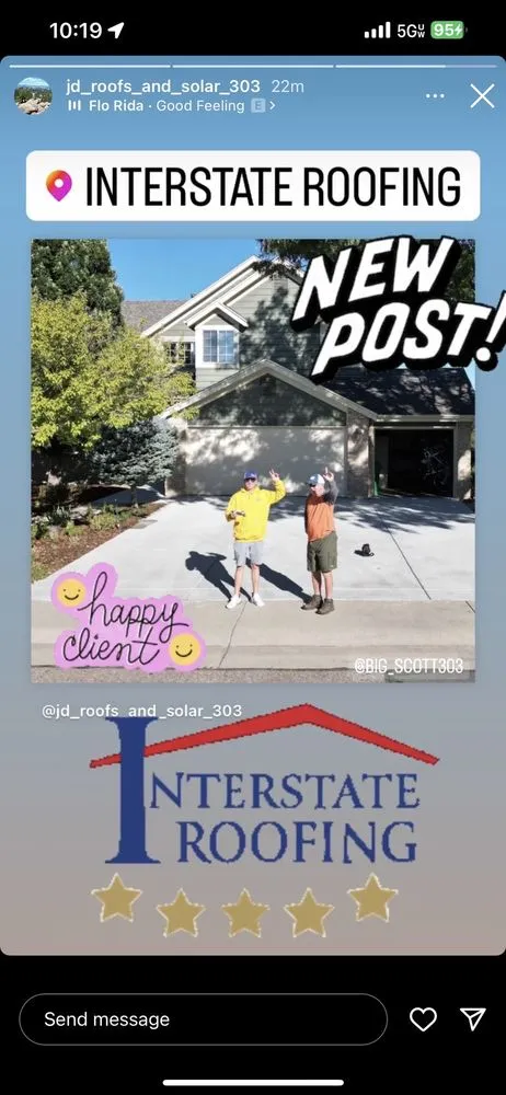 Slide of Interstate Roofing