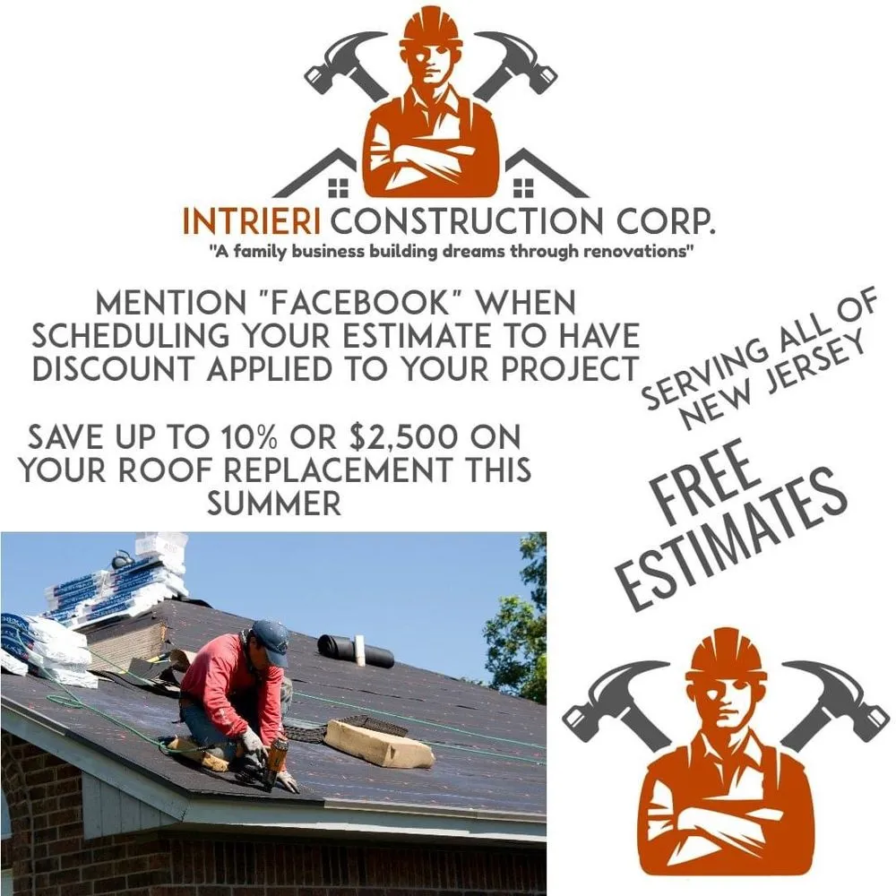 Reliable roof leak repair for fast service across Hamilton Township, NJ - Intrieri Construction