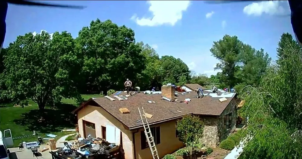 Slide of Iredell Roofing