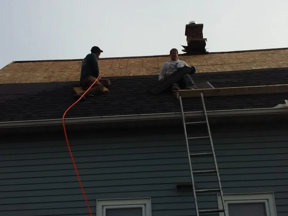 Slide of Irish Roofers