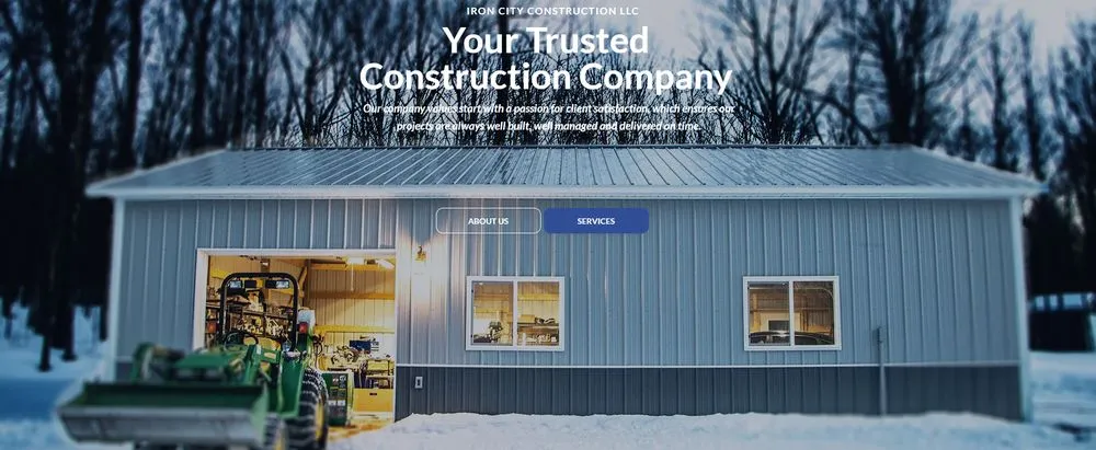Professional roof installation for residential properties in Mellen, WI by Iron City Construction