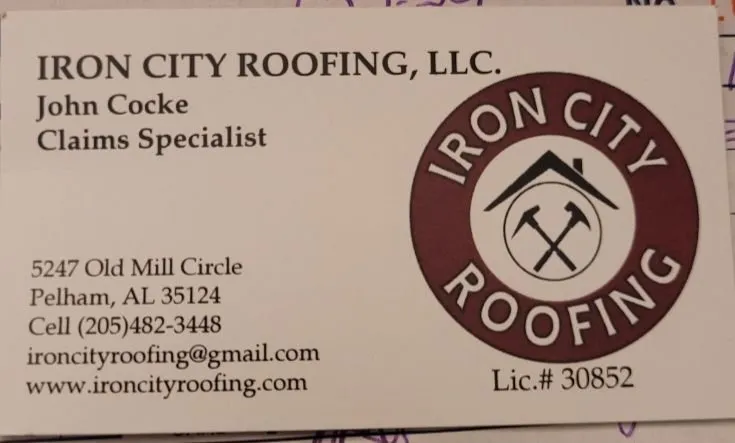 Slide of Iron City Roofing