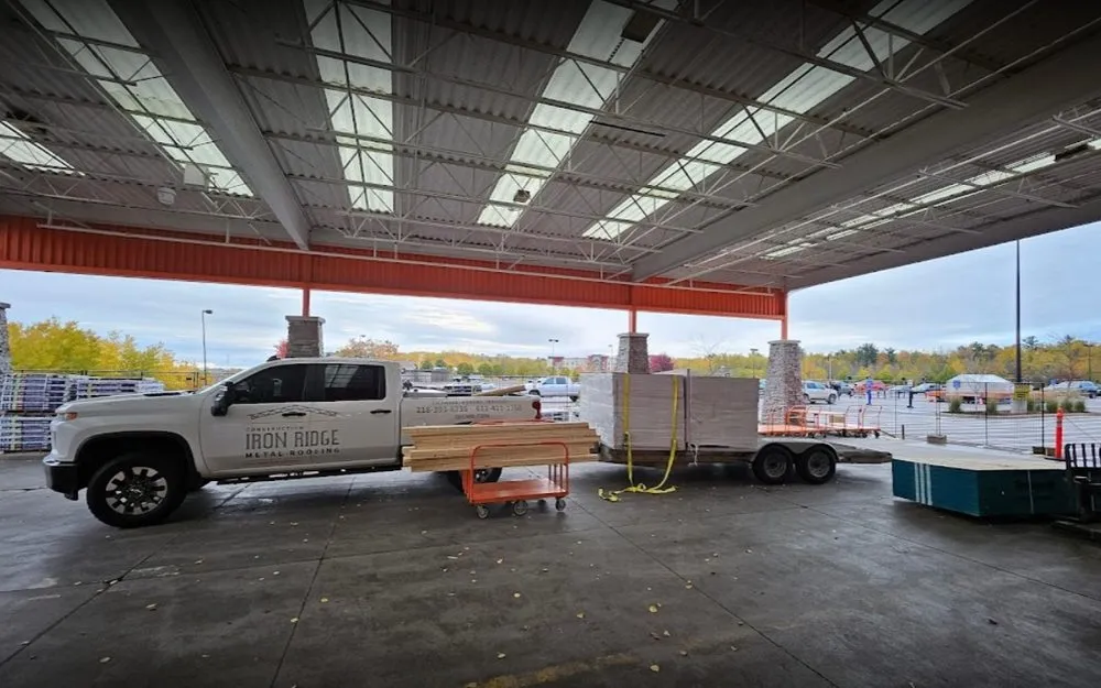 Slide of Iron Ridge Construction