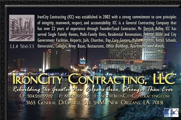 IronCity Contracting Logo