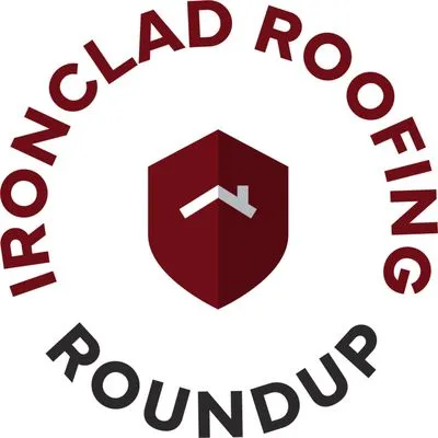 Ironclad Roofing Roundup Logo
