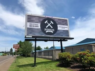 Slide of IronHead Roofing