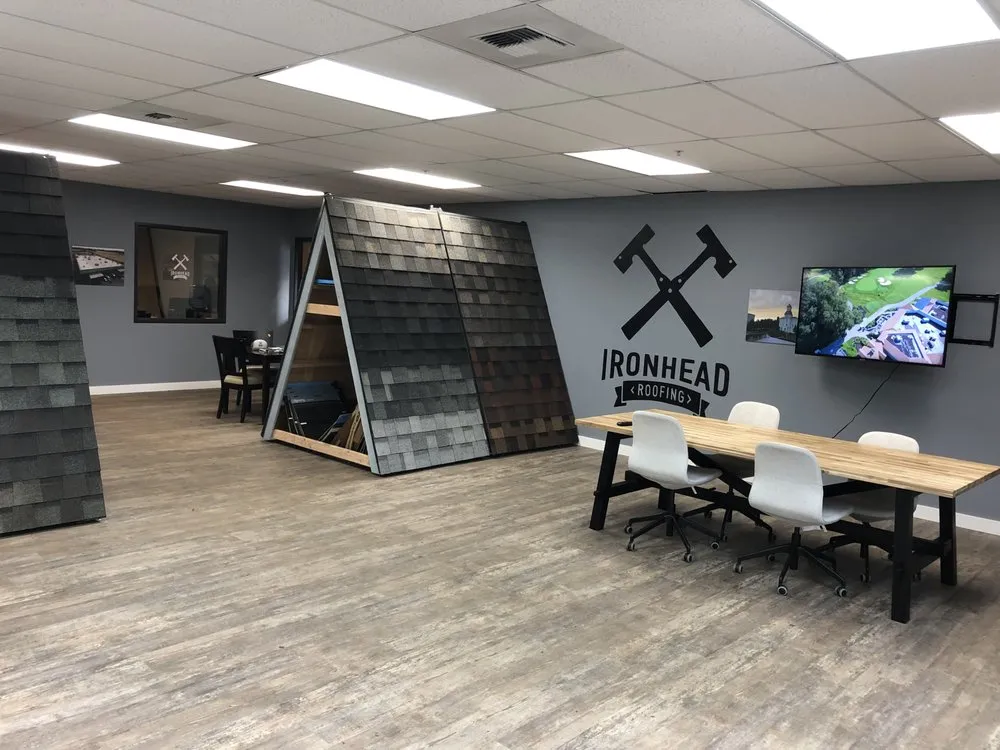 Slide of IronHead Roofing