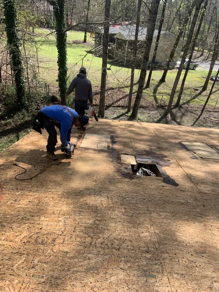 Slide of Ironman roofing