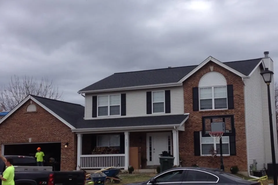 Emergency storm damage roof repair after storm damage across St. Louis, MO - iRoof
