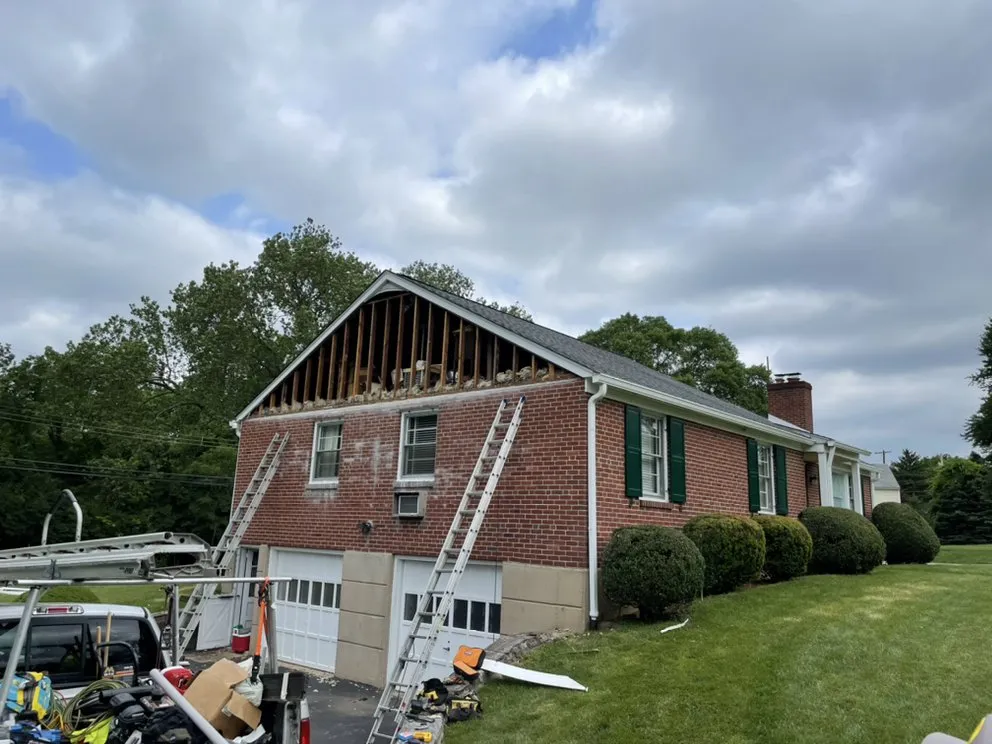 Professional roof repair in Newtown Square, PA by Isaacss Home Improvements