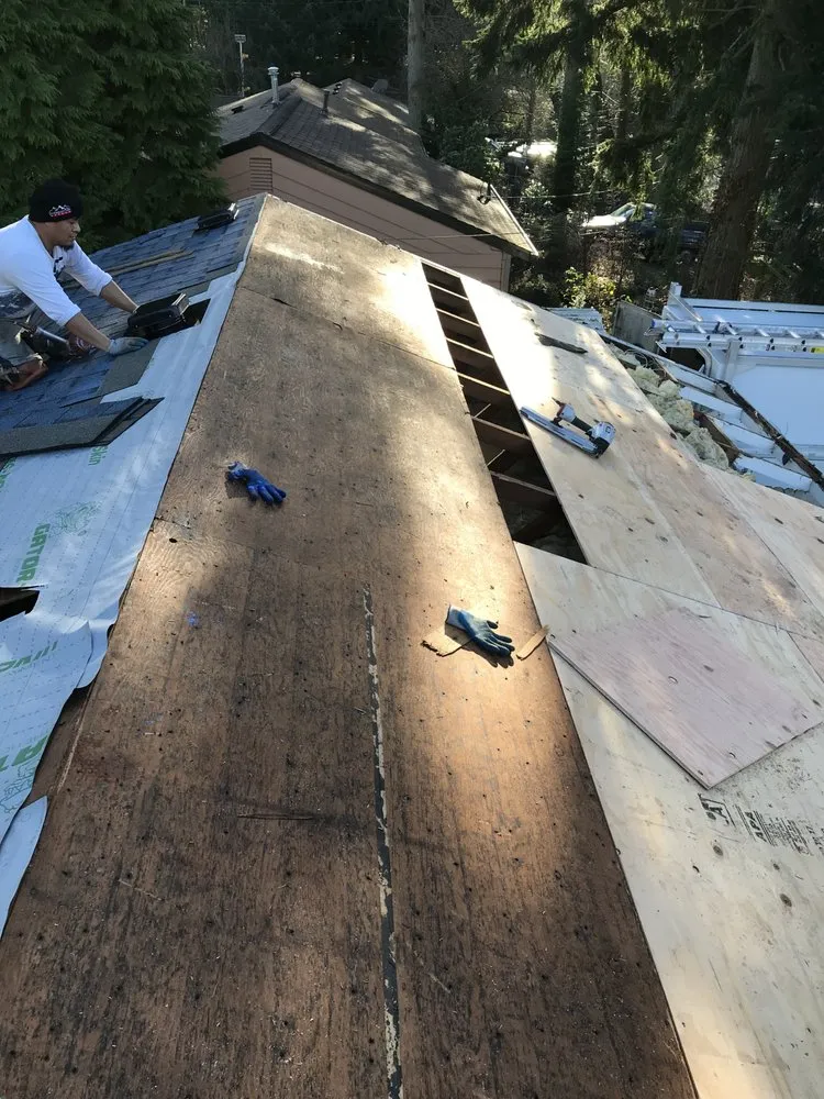 Slide of Island Roofing