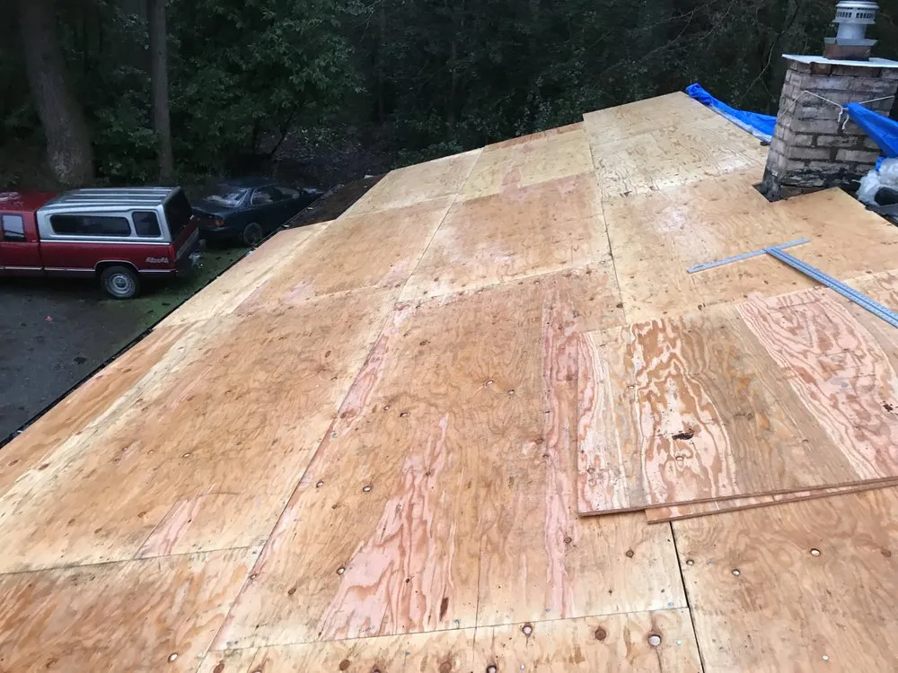 Slide of Island Roofing