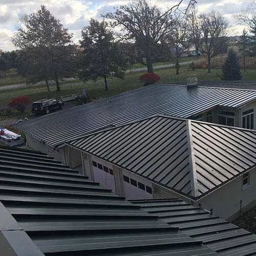 Local residential roofing service for residential properties in Spencerville, IN by J & J Metal Roofing