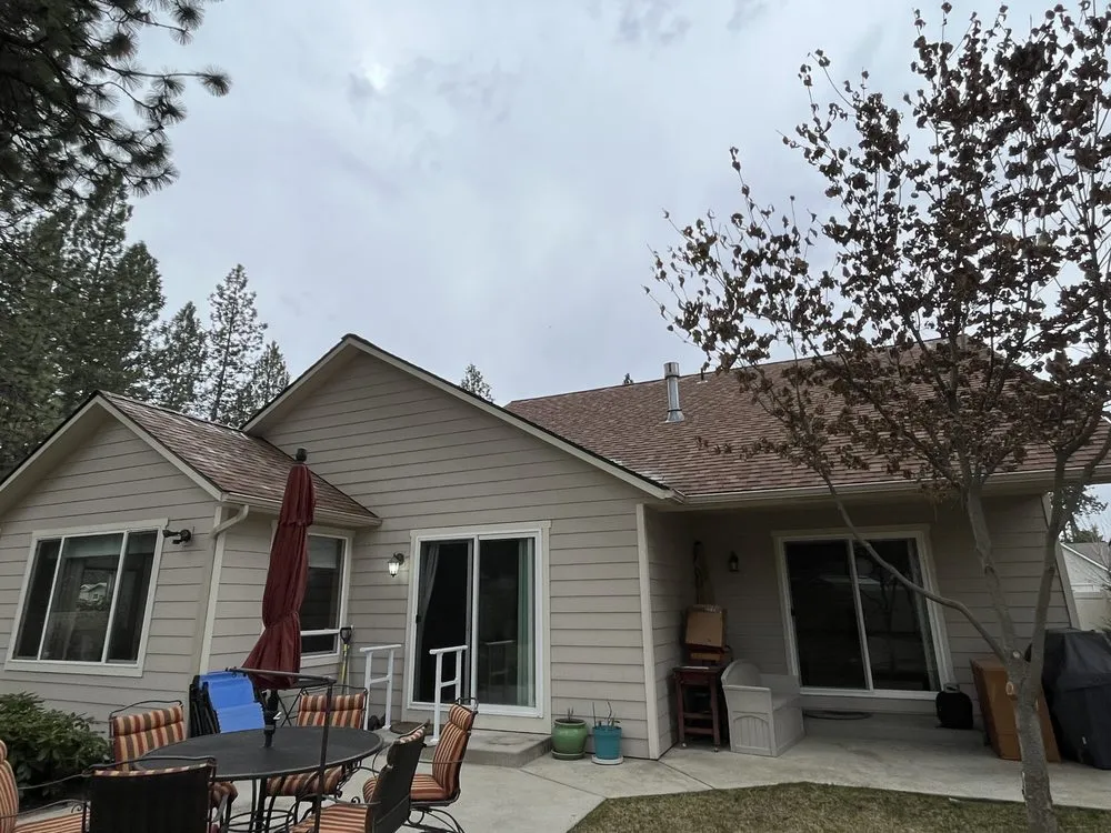Emergency shingle roofing service in Coeur d'Alene, ID by J & J Roof Cleaning Landscape