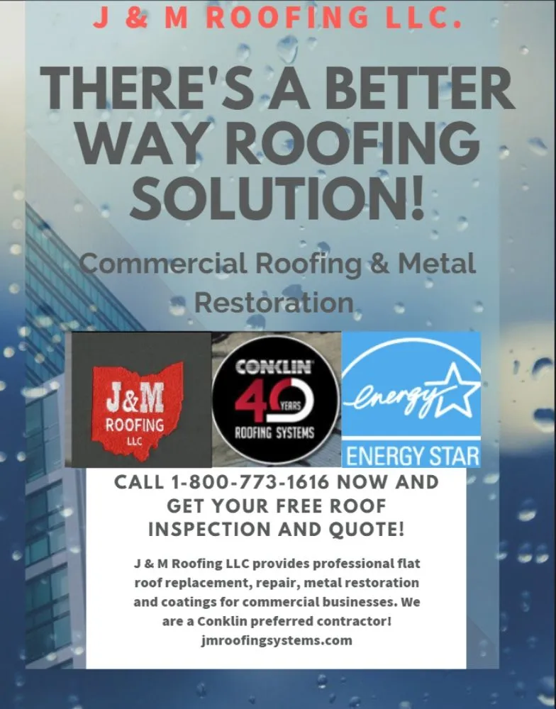 Professional flat roof repair in Mechanicstown, OH - J & M Roofing