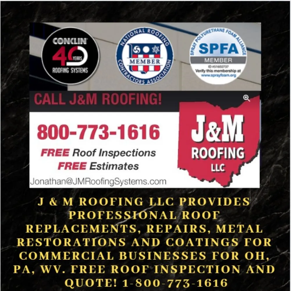 Licensed roof leak repair experts serving Mechanicstown, OH - J & M Roofing