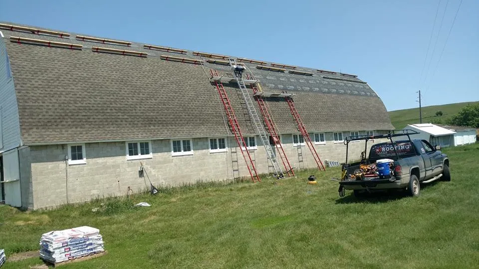 Emergency roof installation in Lakota, ND by J & N Roofing