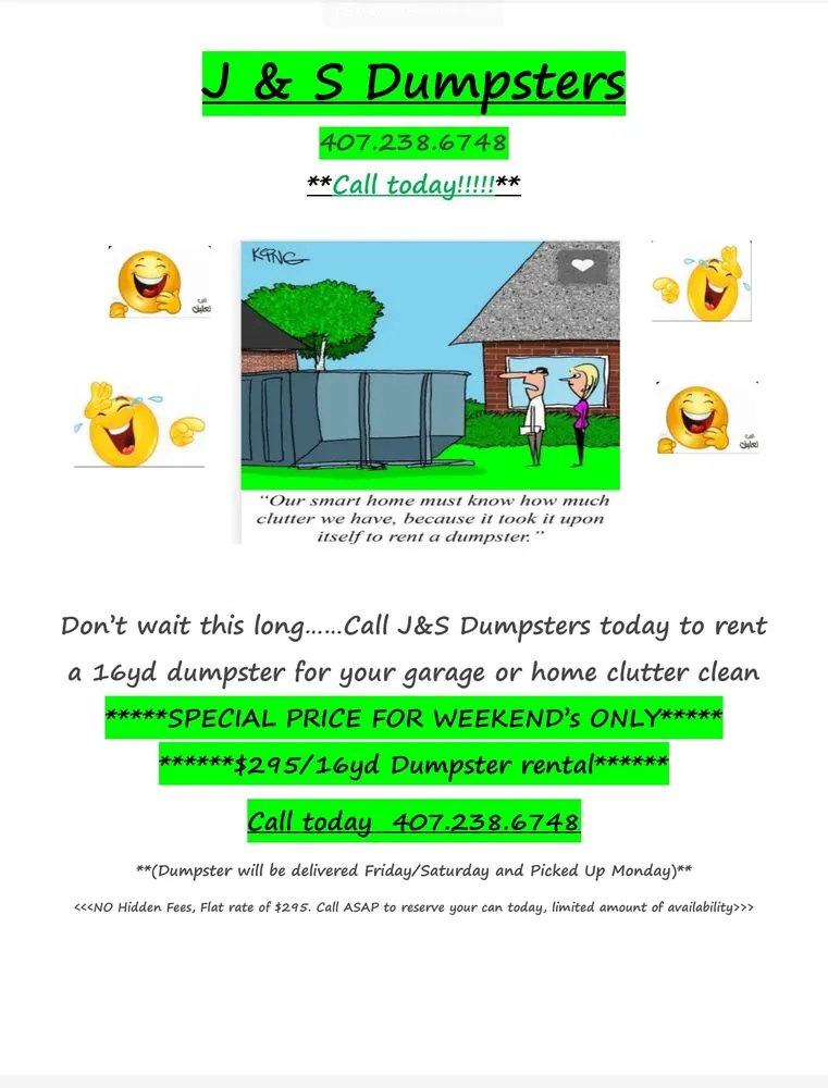 Slide of J & S Dumpsters