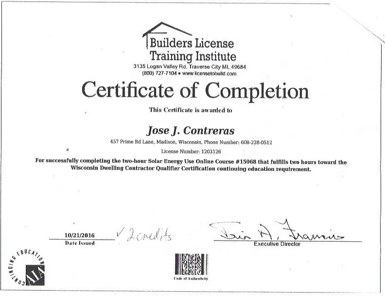 Slide of J & V Roofing