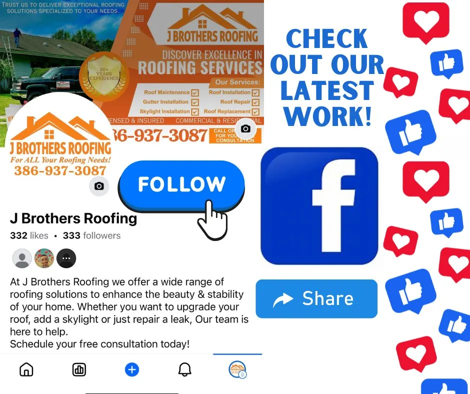 Reliable roof inspection in Pomona Park, FL - J Brothers Roofing