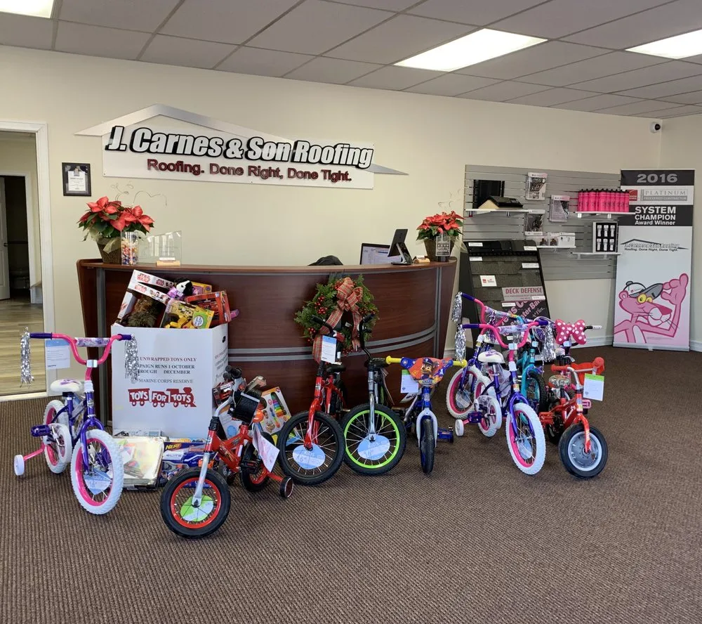 Slide of J. Carnes & Son Roofing