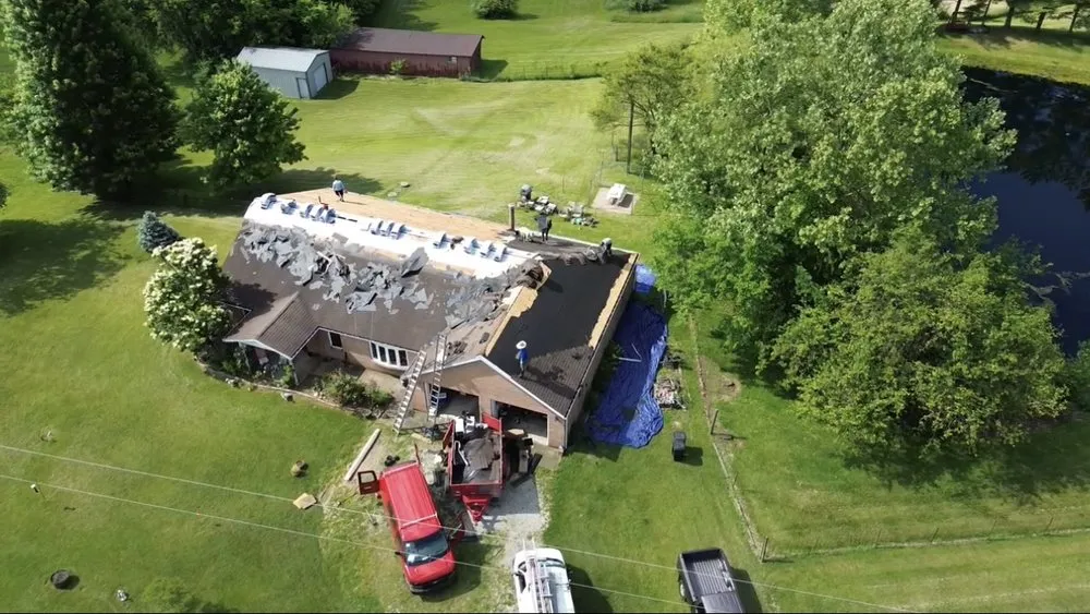 Slide of J D Flora Roofing