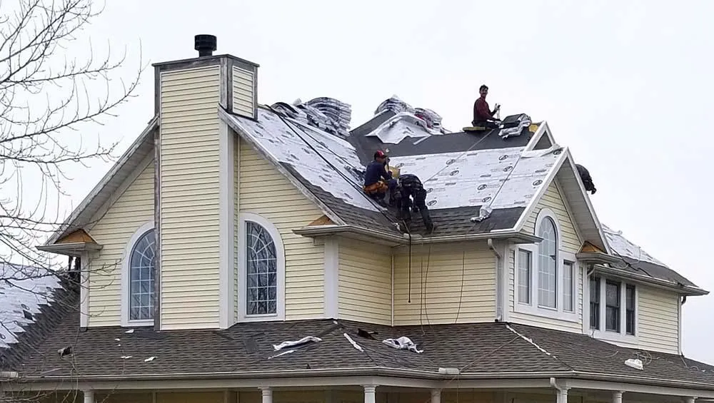 Slide of J D Flora Roofing