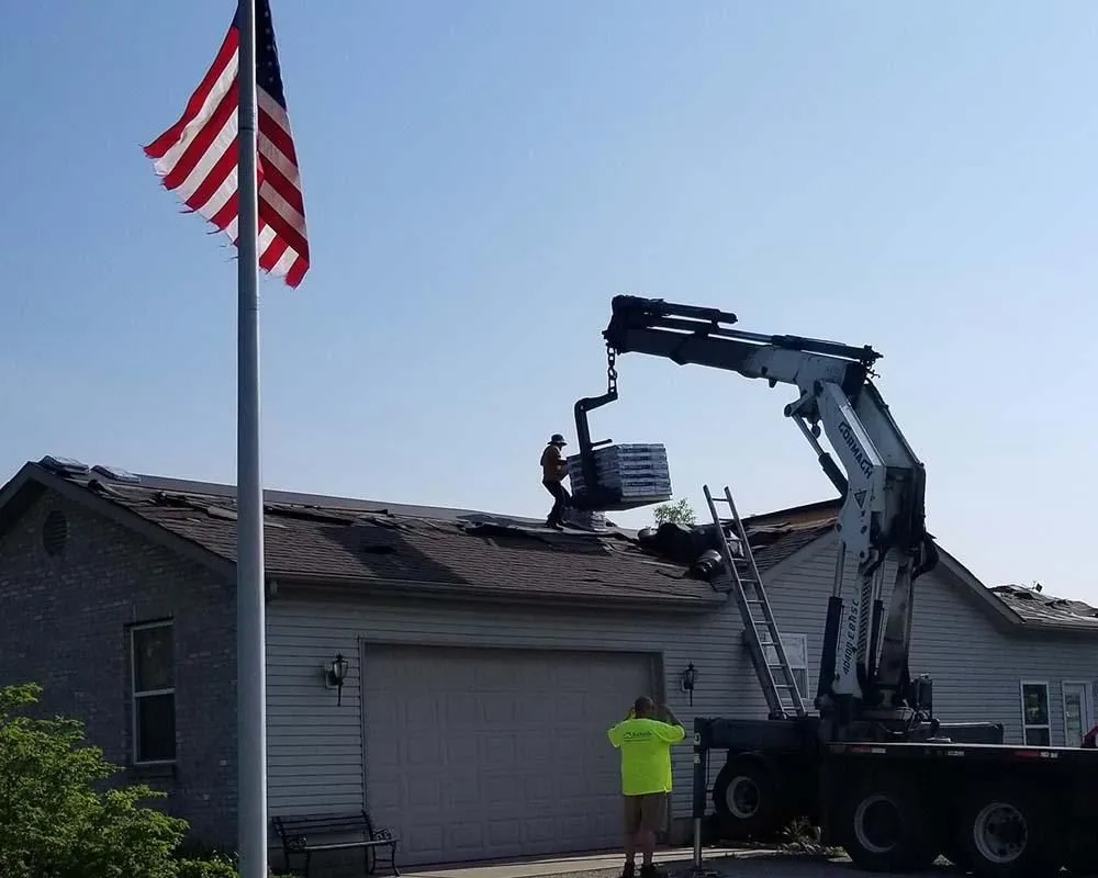 Slide of J D Flora Roofing