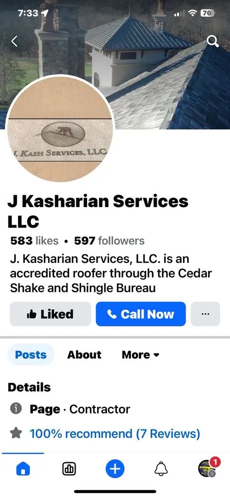 Slide of J Kasharian Services