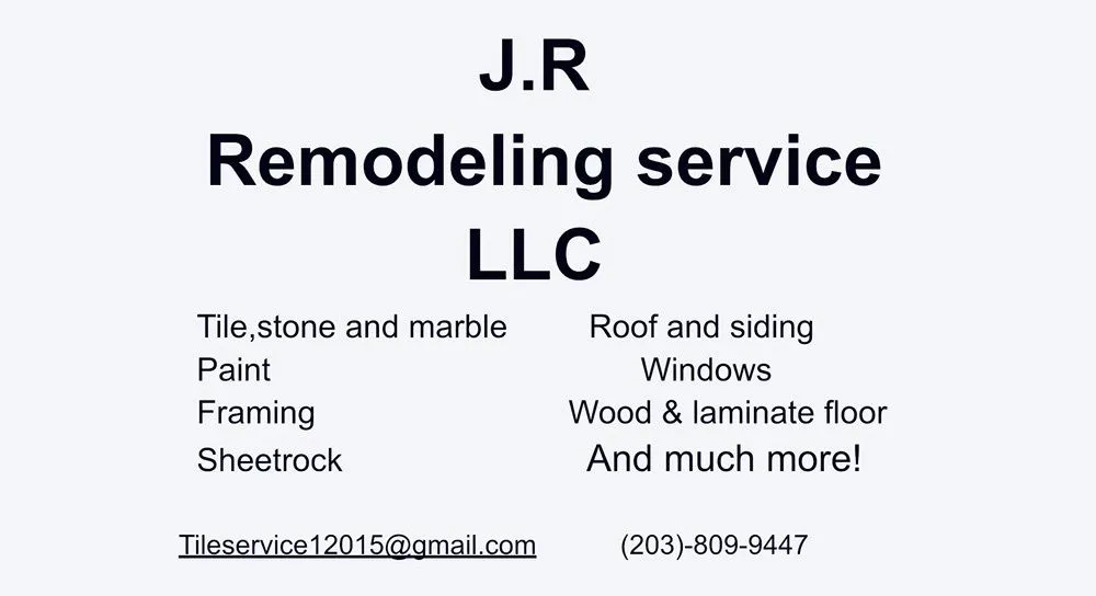 Slide of J R Remodeling service