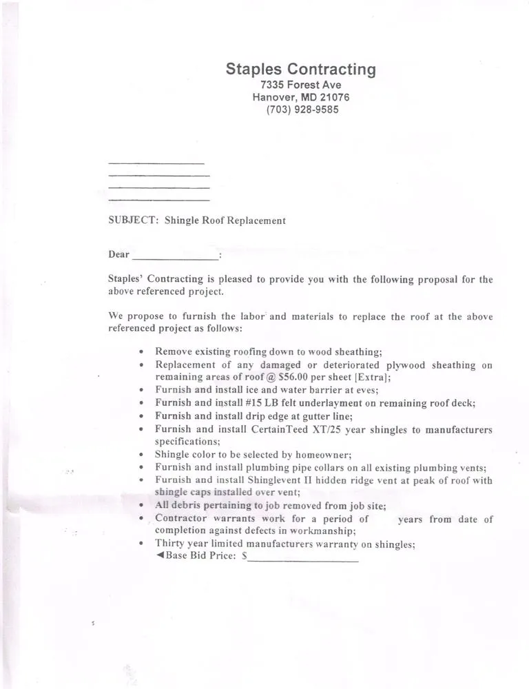 Slide of J R Roofing & Siding