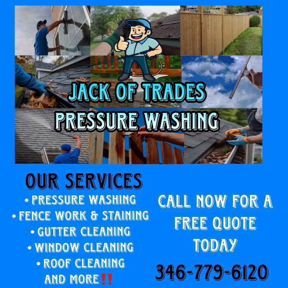 Slide of Jack of Trades Pressure Washing