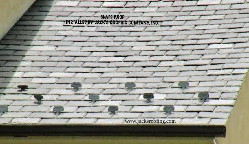 Slide of Jack's Roofing Company