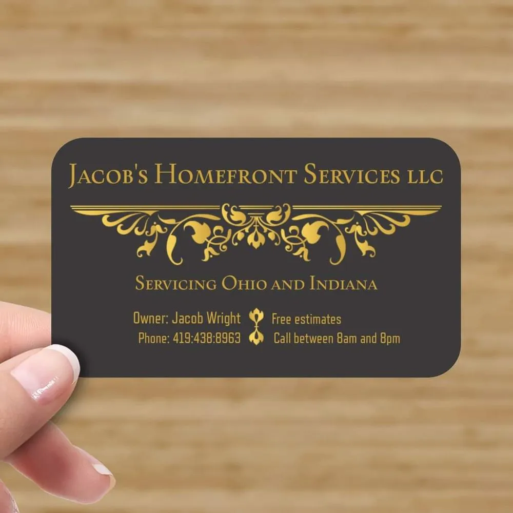 Slide of Jacob's Homefront Services