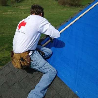 Jacob’s Ladder Roofing and Restoration Logo
