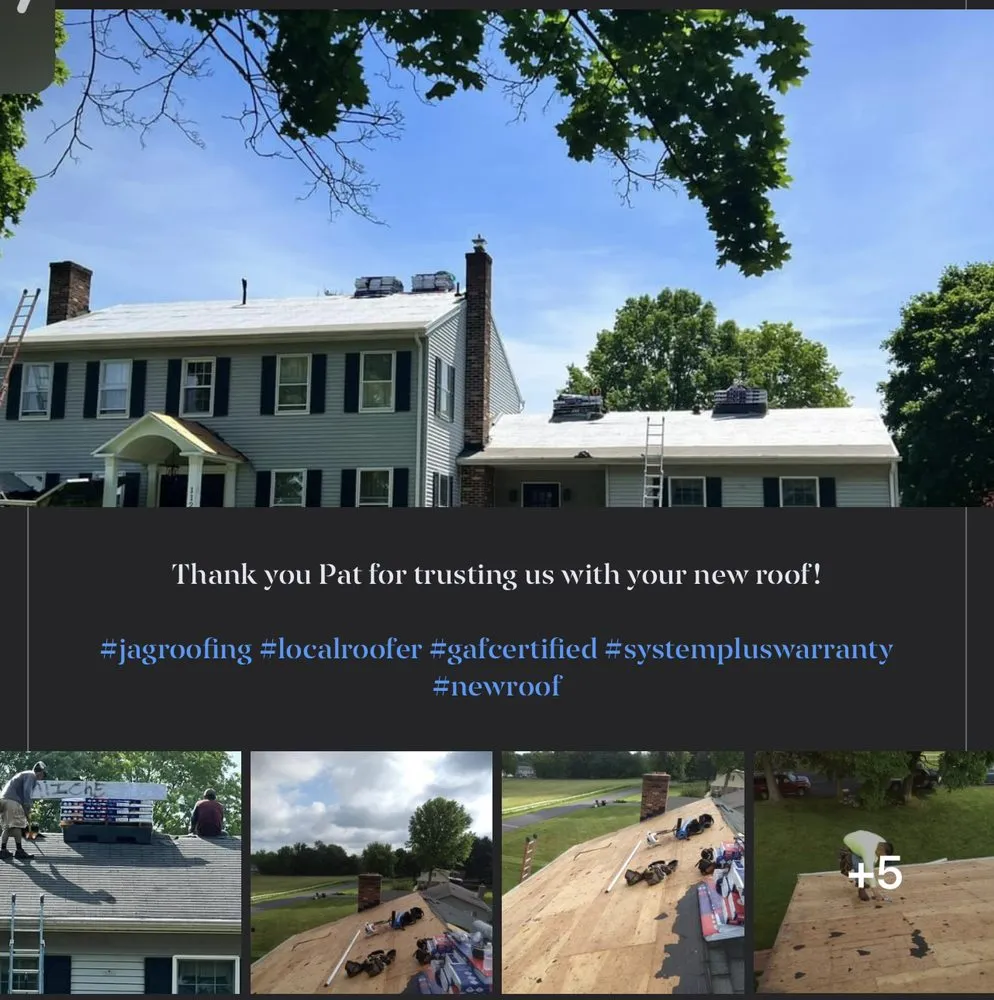 Slide of JAG Roofing and Siding