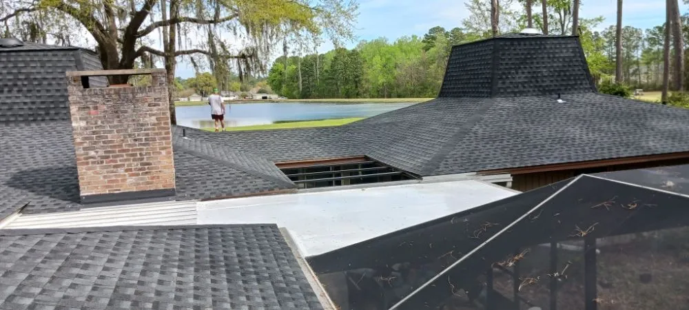 Slide of James Hudock roofing and repairs