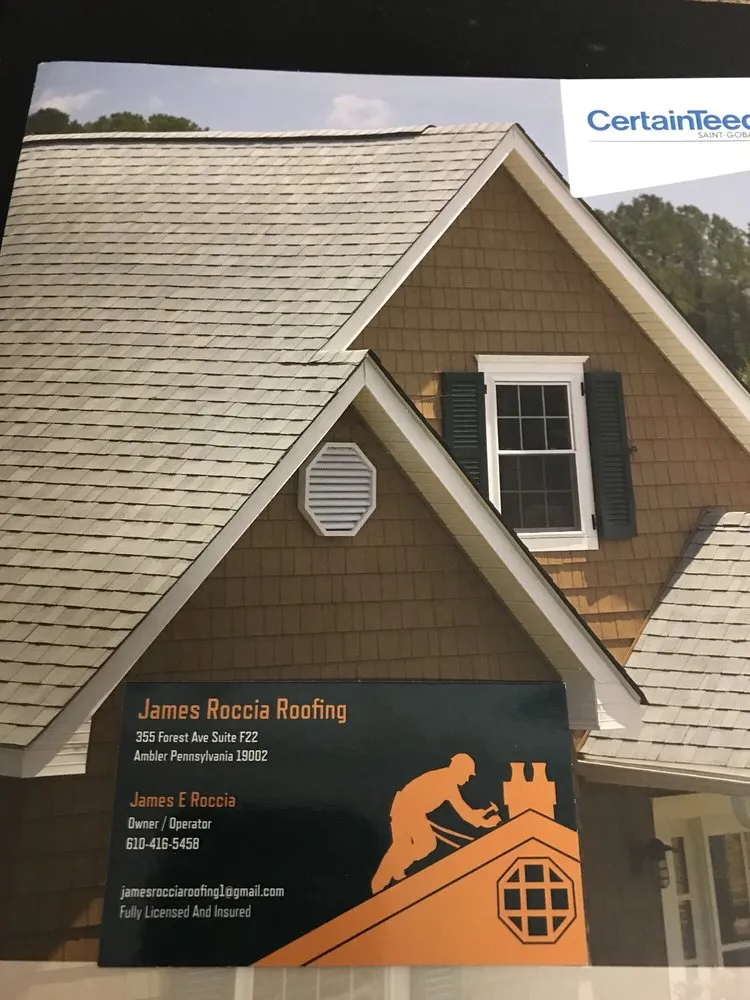 Slide of James Roccia Roofing