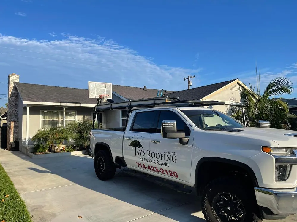 Slide of Jay's Roofing