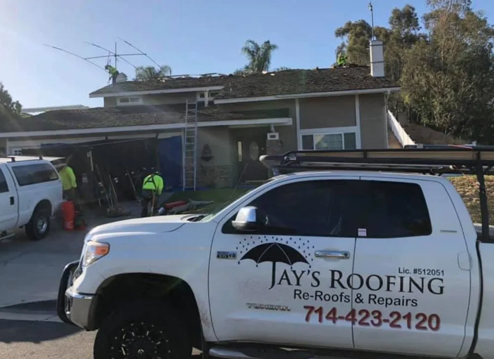 Slide of Jay's Roofing